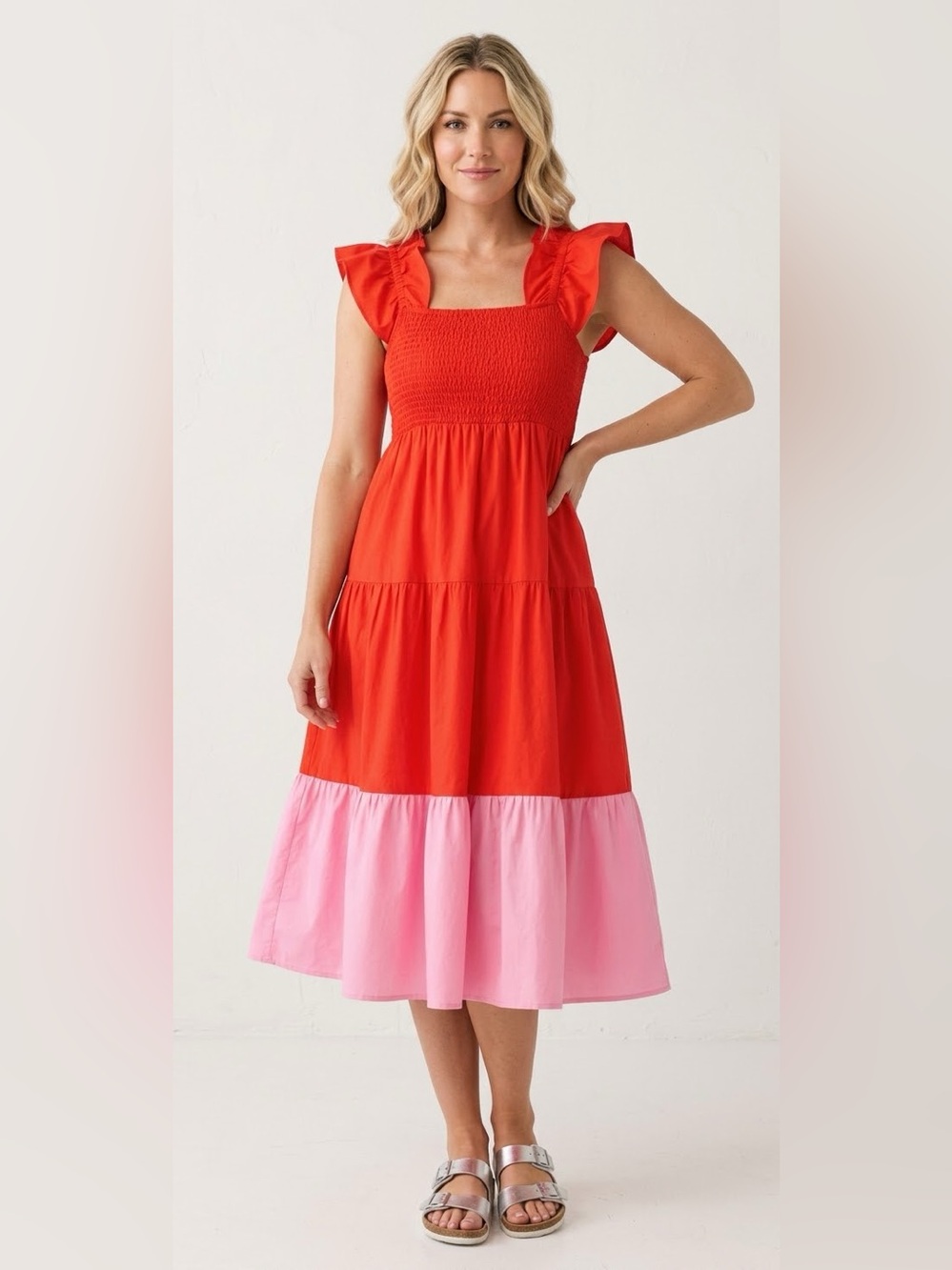CROSBY BY MOLLIE BURCH bray dress in cosmo‎ pink Sz M